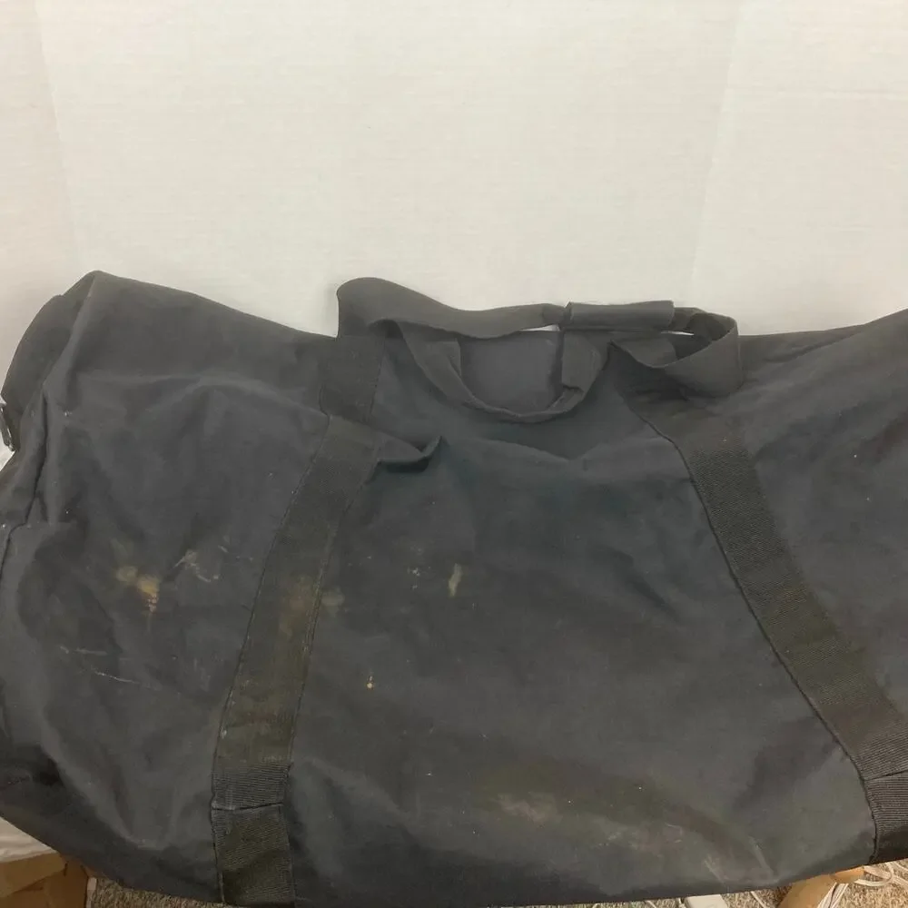 Western Pack Duffle Bag L Black Outdoors Travel Gear Gym Weekender Trip 30x24